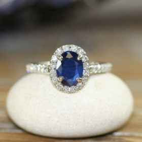 Sapphire Engagement rings By sumuduni Gems